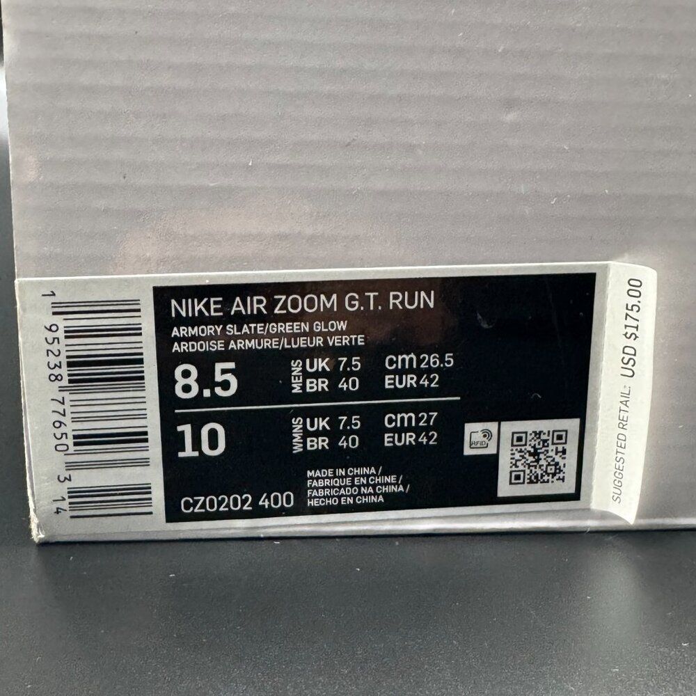 Nike Air Zoom GT Run Midnight Navy - Picture 10 of 10